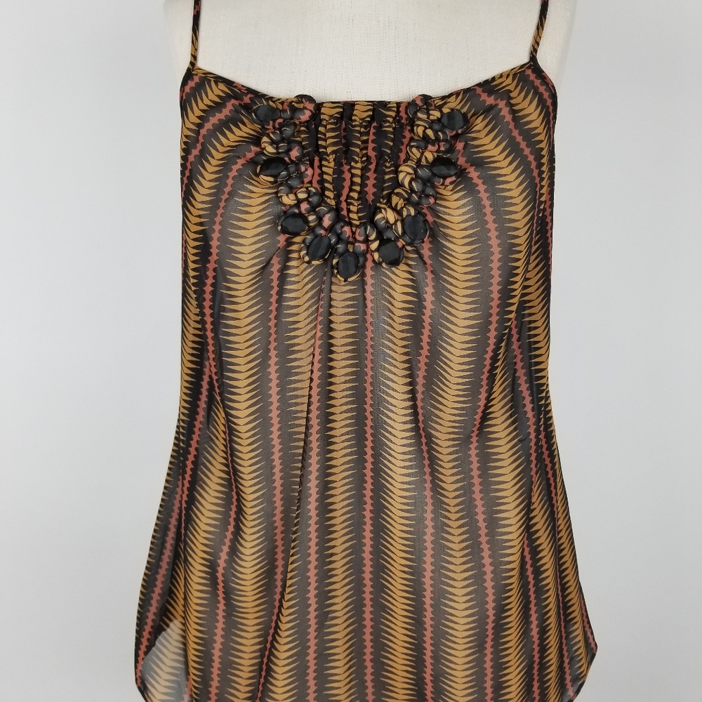 BCBGeneration Strappy Chiffon Camisole Top